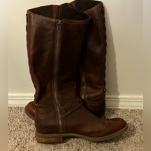 Timberland EK Savin Hill Tall Shaft Brown Women's Riding Boots - 9.5 - Picture 4 of 6